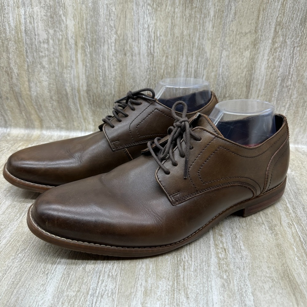 Rockport Purpose Plain Toe Oxfords Shoes Mens‎ 10.5 M Brown M77057